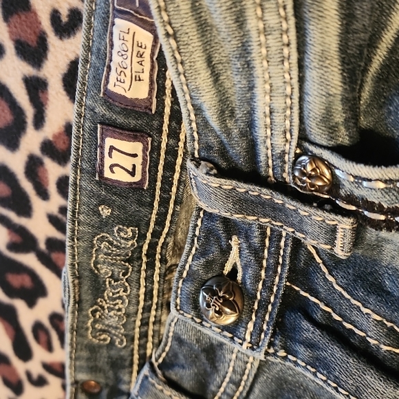 MISS ME jeans 2000s bling on back pockets - Picture 4 of 8